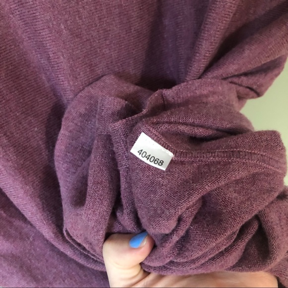 LOFT | Plum Short Sleeve Tunic Knit Sweater Top - Picture 8 of 8